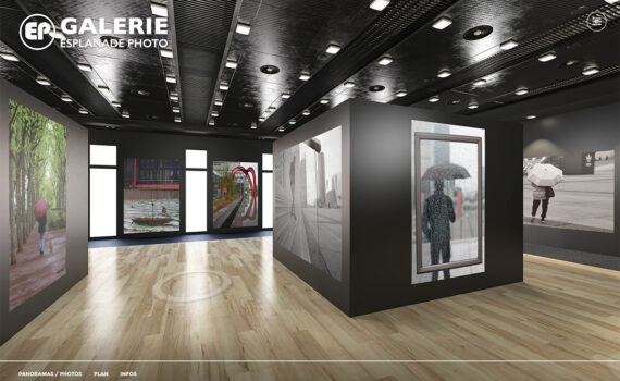 Esplanade Photo-Il pleut à La Défense-Rallye Photo 2023