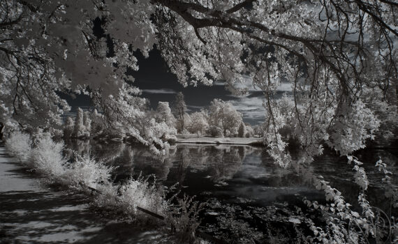 LE BOIS DE BOULOGNE En infrarouge 04