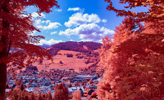 Paysages de Megève en infrarouge 01