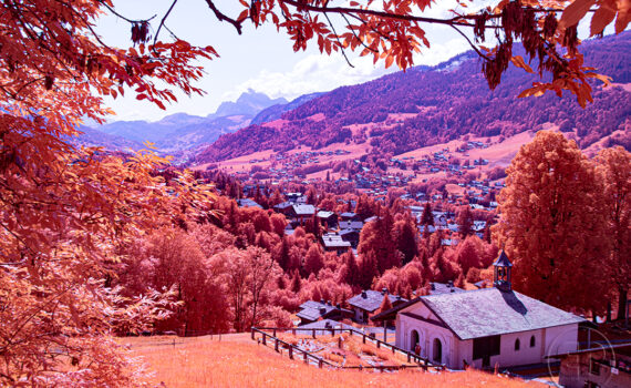 Paysages de Megève en infrarouge 03