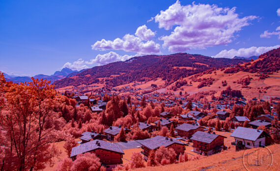 Paysages de Megève en infrarouge 04