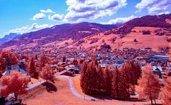 Paysages de Megève en infrarouge 05