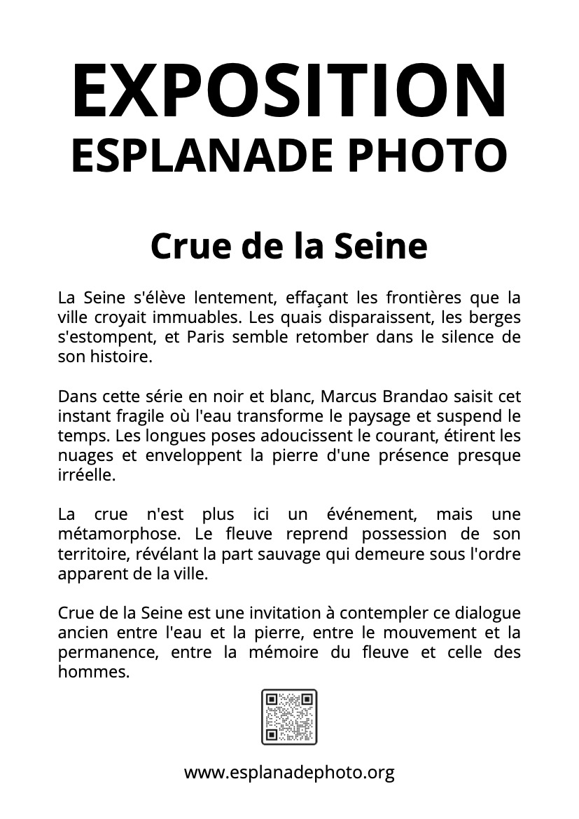 Exposition mensuelle Crue de la Seine