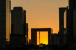 Heure dorée à la Défense_02 Esplanade Photo - Heure dorée à la Défense_02